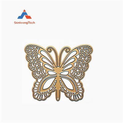 Khắc Crafts kim loại bướm